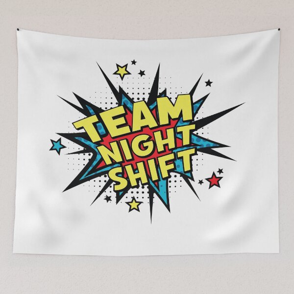 Item preview,  Team Night Shift - Comic Edition designed and sold by TaraGbear.