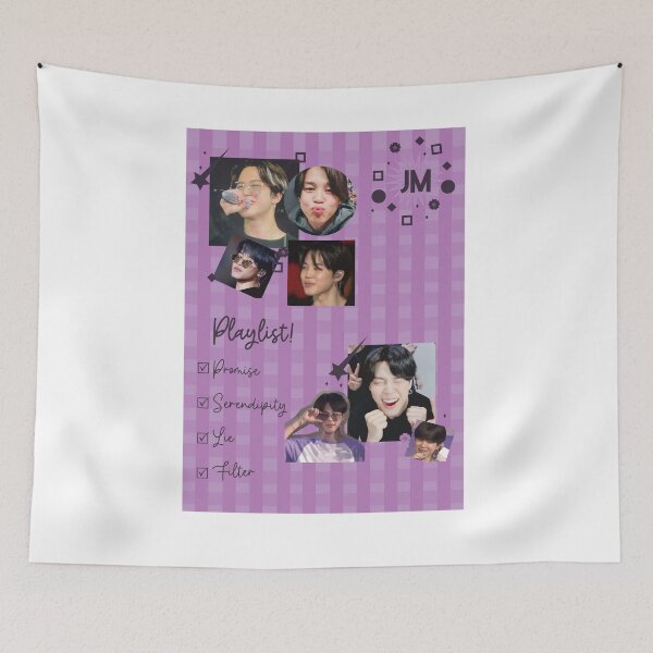 Item preview, Jimin Purple Print designed and sold by lulssyshop.