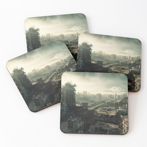 Item preview, Desolate City Under Cloudy Skies designed and sold by CreationP.
