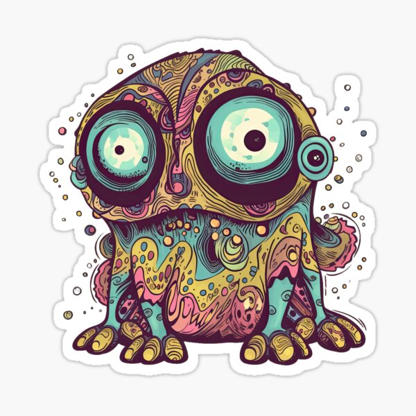 Odd frog Sticker