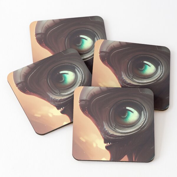 Item preview, An alien from another planet with big green eyes designed and sold by brandway.