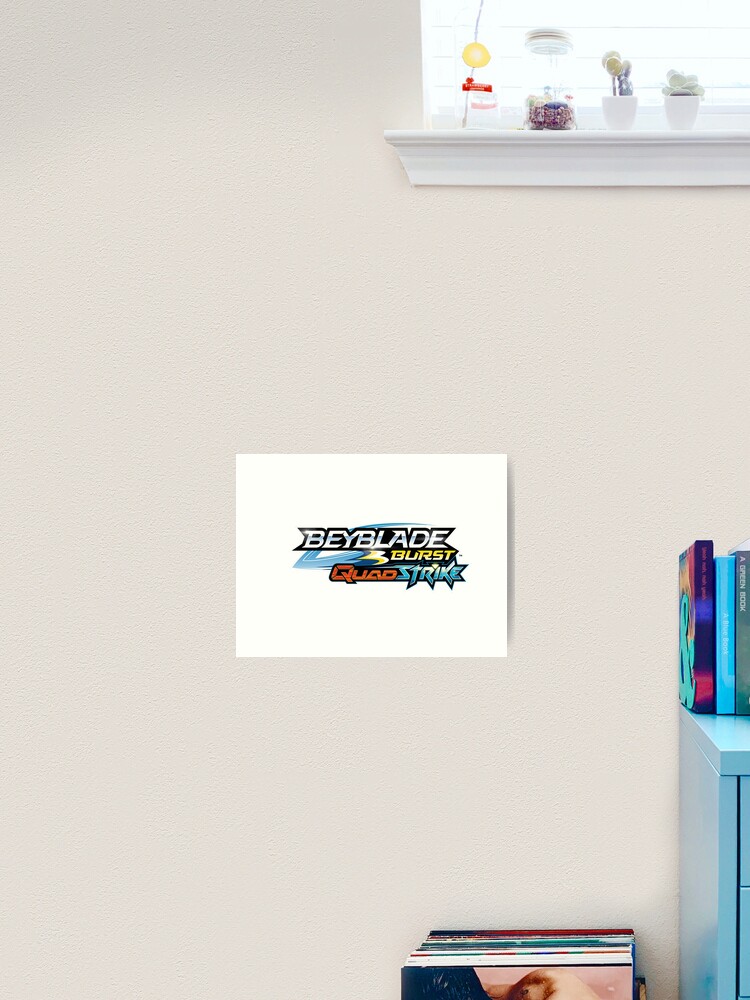 Beyblade Burst QuadStrike Logo  Art Print for Sale by AyushTuber