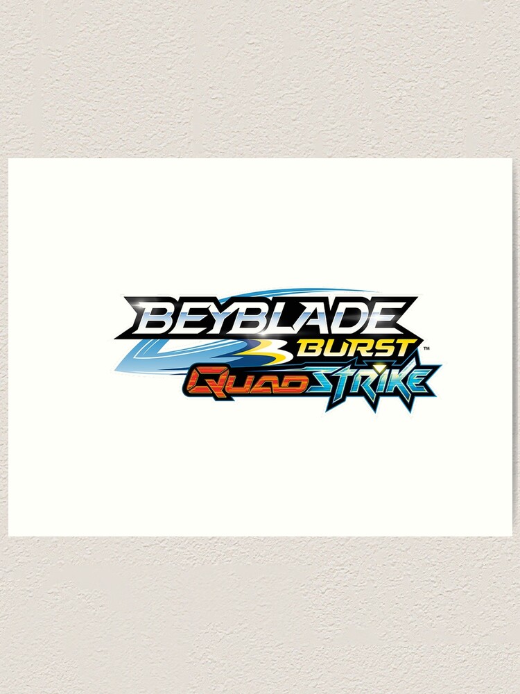 Beyblade Burst QuadStrike Logo  Art Print for Sale by AyushTuber