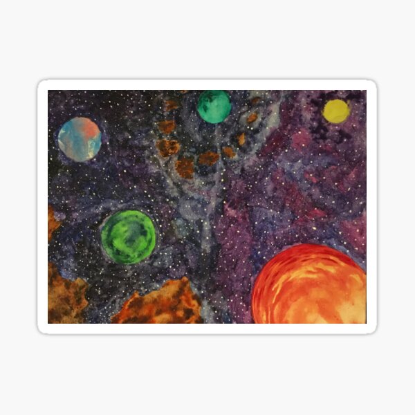 Item preview, Galaxia Acuarela designed and sold by jaylerrb13.