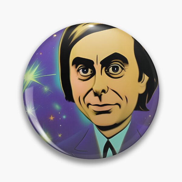 Item preview, Pop art portrait of Carl Sagan designed and sold by brandway.