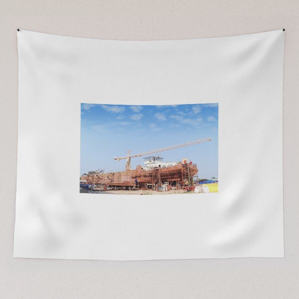 Item preview, Heavy industry shipyard with crane and tanker designed and sold by goceris.