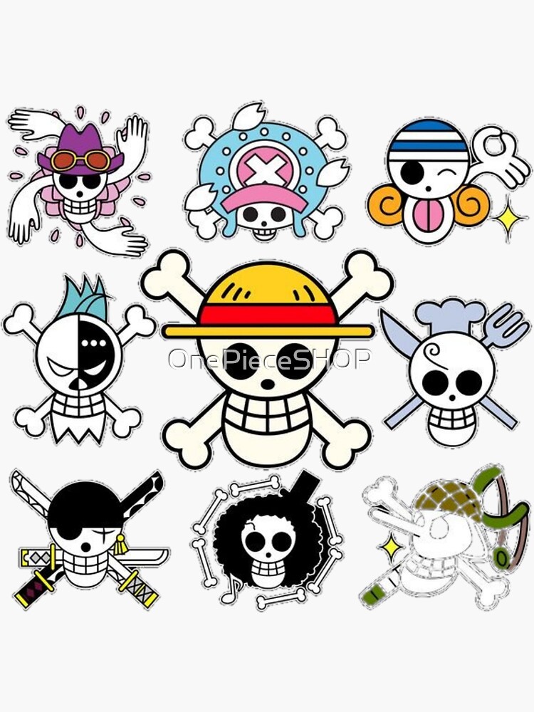 One Piece Stickers for Sale  One piece tattoos, One piece logo, Sticker art