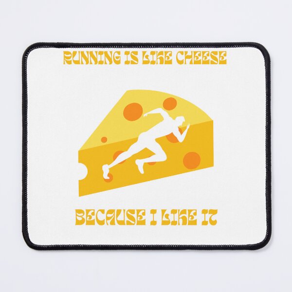 Item preview, Running is like cheese, because I like it designed and sold by Laugh-Lines.