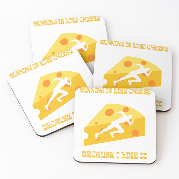 Item preview, Running is like cheese, because I like it designed and sold by Laugh-Lines.