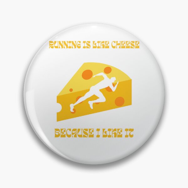 Item preview, Running is like cheese, because I like it designed and sold by Laugh-Lines.