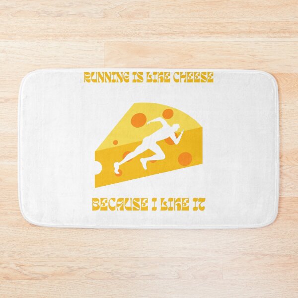Item preview, Running is like cheese, because I like it designed and sold by Laugh-Lines.