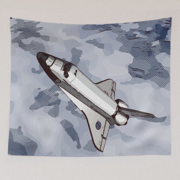 Item preview, Space shuttle in orbit [comics edition 2] designed and sold by Escarpatte.