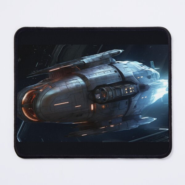 Item preview, "Happy Mushroom" Spaceship approaching a landing pad.. designed and sold by PTiger.