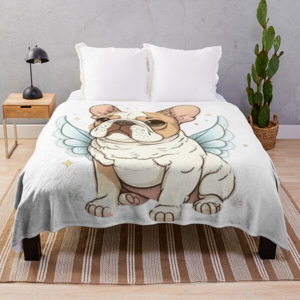 Item preview, Frenchie the Angel French Bulldog designed and sold by PetsEnough.