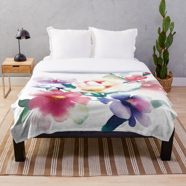 Aperçu de l'œuvre Fleurs aquarelles créée et vendue par Noedost.