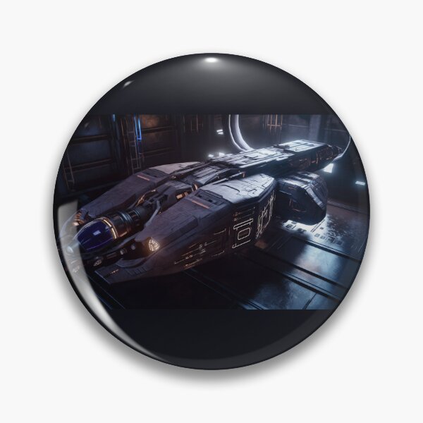 Item preview, "By Grabthars Hammer" Interceptor Spaceship loading supplies. designed and sold by PTiger.
