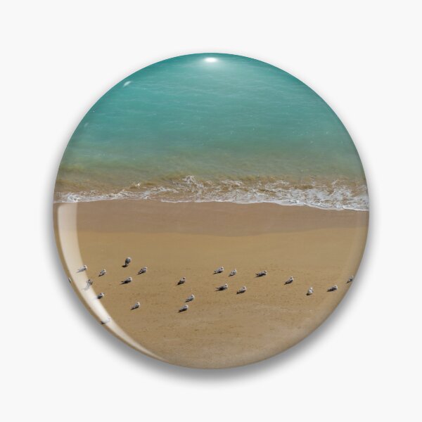Item preview, Seagulls Relaxing in Deserta Beach designed and sold by AngeloDeVal.