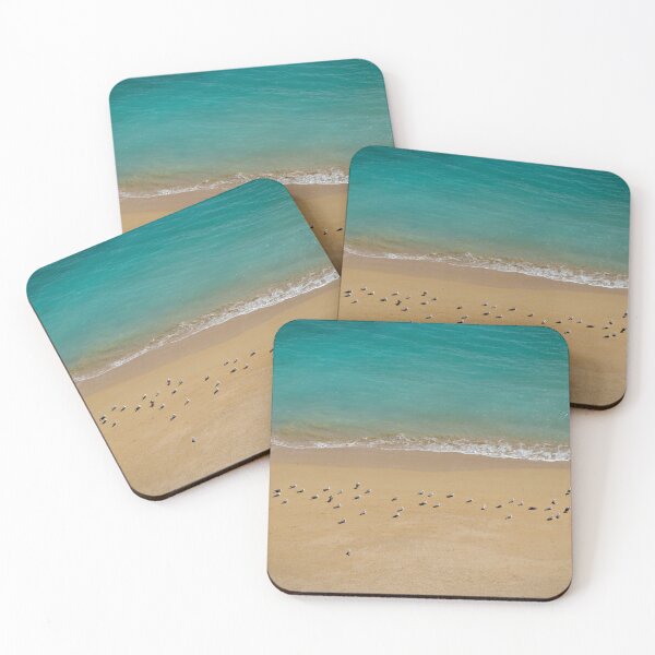 Item preview, Seagulls Relaxing in Deserta Beach designed and sold by AngeloDeVal.