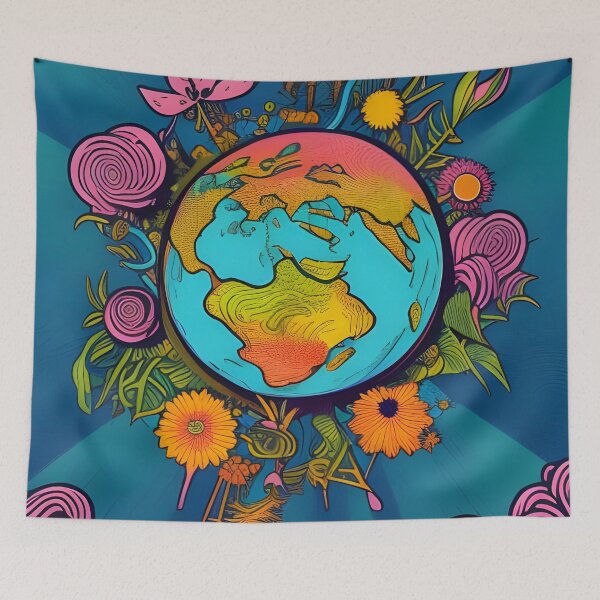 Item preview, Hippie Earth designed and sold by REALDesign-Shop.