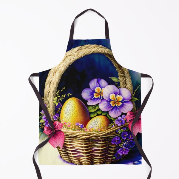 Item preview, Easter basket with golden eggs designed and sold by Kestrelle.