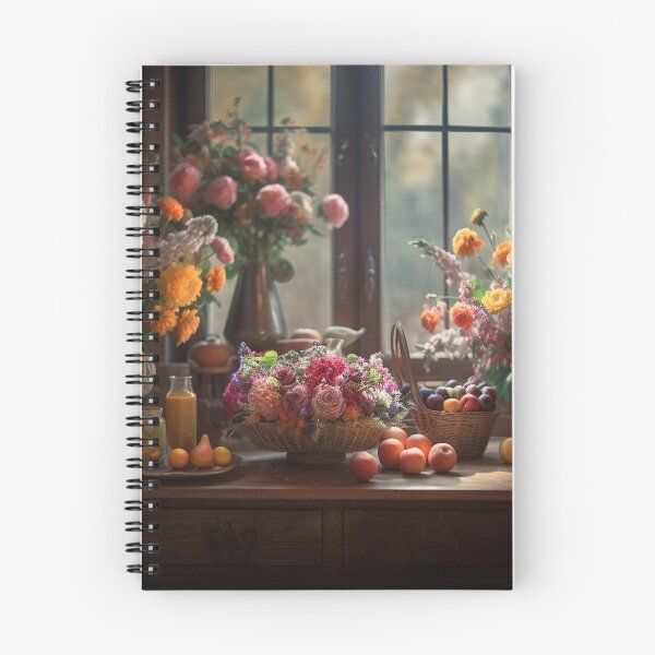 Item preview, very beautiful flowers baskets and a lot of vases of flowers on the table 8 designed and sold by jetaiart.