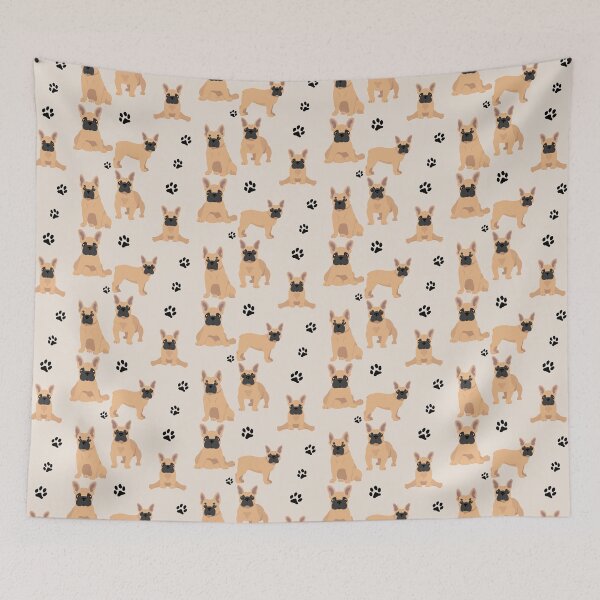 Item preview, Cute Fawn French Bulldogs designed and sold by MameDesign.