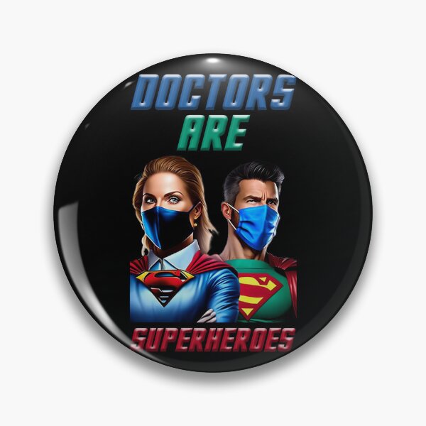Item preview, Unleash Your Inner Hero with Stunning 'Doctors Are Super Heroes' Graphic Design designed and sold by BK-Fishing.