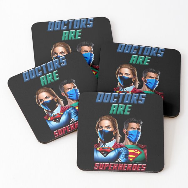 Item preview, Unleash Your Inner Hero with Stunning 'Doctors Are Super Heroes' Graphic Design designed and sold by BK-Fishing.