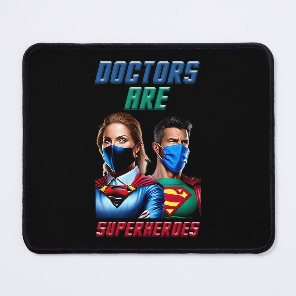 Item preview, Unleash Your Inner Hero with Stunning 'Doctors Are Super Heroes' Graphic Design designed and sold by BK-Fishing.