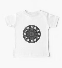 Digital Mandala Clock Baby Tee