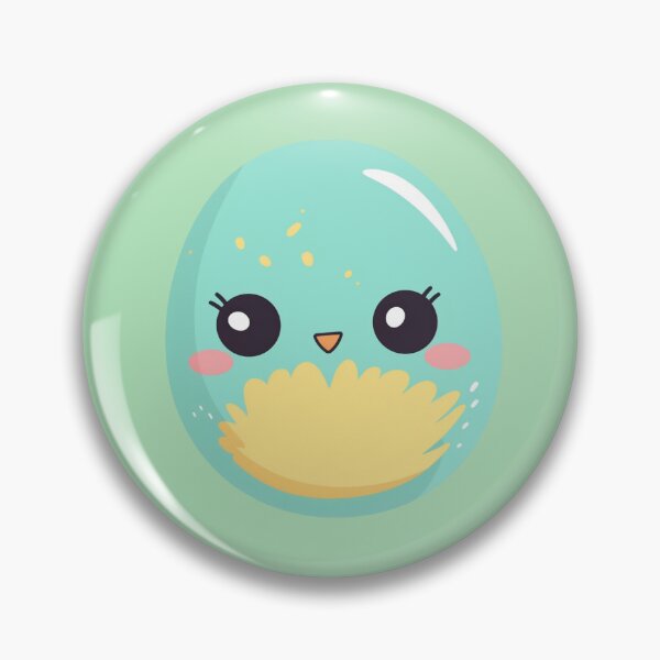 Item preview, Green Chick Egg designed and sold by Brush-Blueprint.