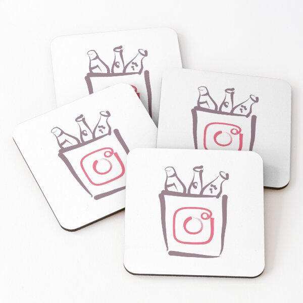 Item preview, The Bucket of Fun - Beer and Instagram logo inside designed and sold by Agni Designs.