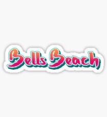 Bells Beach Brush Typography Sticker