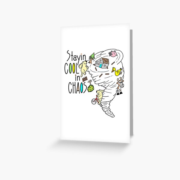 Item preview, Chaos Quote -Staying Cool in Chaos  designed and sold by JoyfulDaisy.