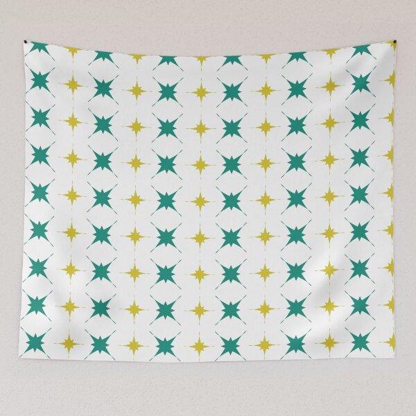 Item preview, The pattern is yellow-green Stars. Vector designed and sold by viktoriaart0303.