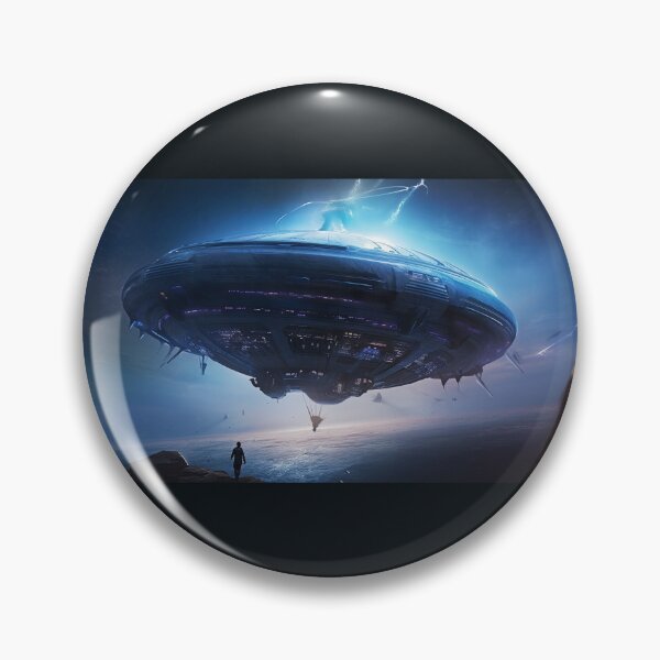 Item preview, Very Large Visitor Spaceship possibly landing. designed and sold by PTiger.