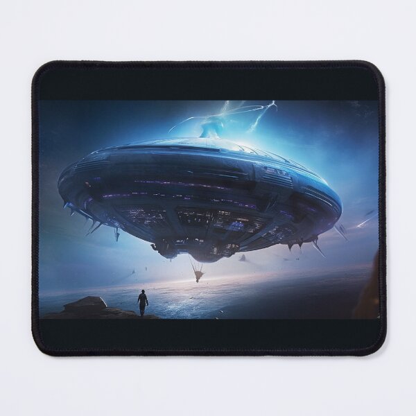 Item preview, Very Large Visitor Spaceship possibly landing. designed and sold by PTiger.