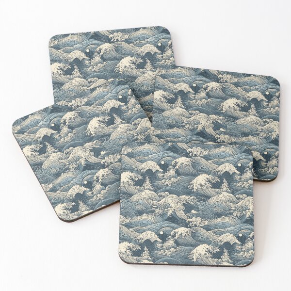 Item preview, Tranquil Wave Pattern designed and sold by jimirads.