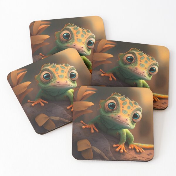 Item preview, Gekko picture with intense bright colors designed and sold by M-Lin.
