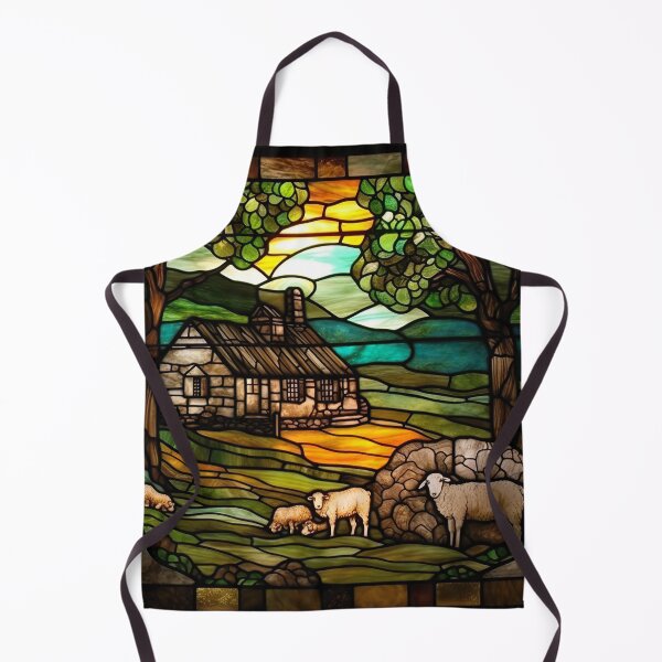 Item preview, Stained Glass Stone House designed and sold by Matt's Artificial Nature.