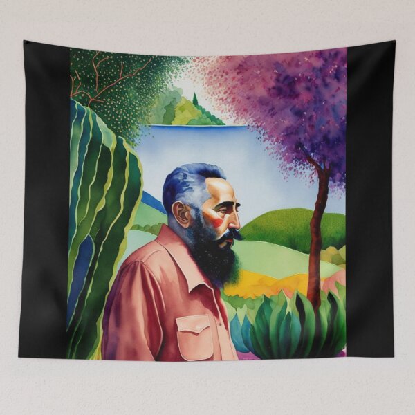 Item preview, Fidel Castro in the Garden of Eden designed and sold by KALEIDOSCOPE UK.