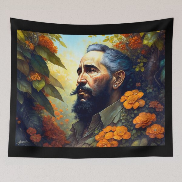 Item preview, Fidel Castro in the Garden of Eden designed and sold by KALEIDOSCOPE UK.