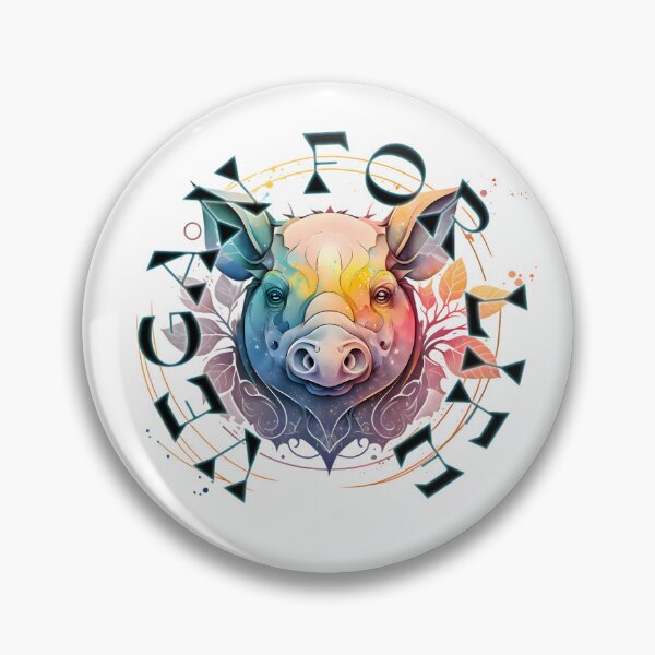 Item preview, Vegan for Life (Pig Edition) designed and sold by Patrick Hager.