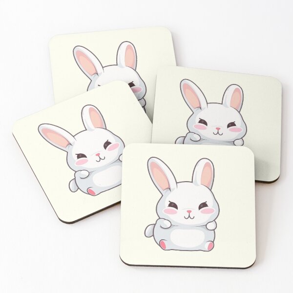 Item preview, Soft White Bunny designed and sold by Brush-Blueprint.