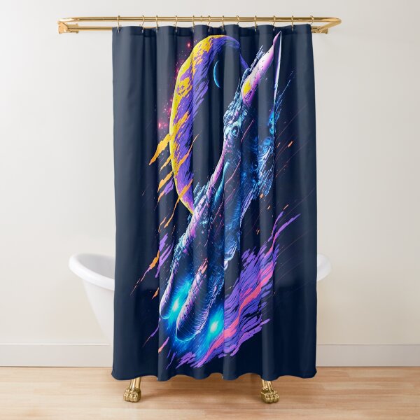 Houston Astros ORBIT Mascot Shower Curtain