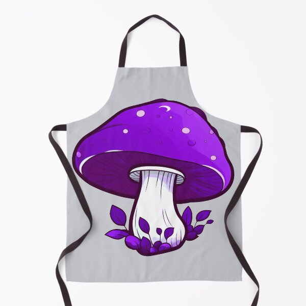 Item preview, Purple Pretty Mushroom illustration Number One designed and sold by Vicki Noble Art.
