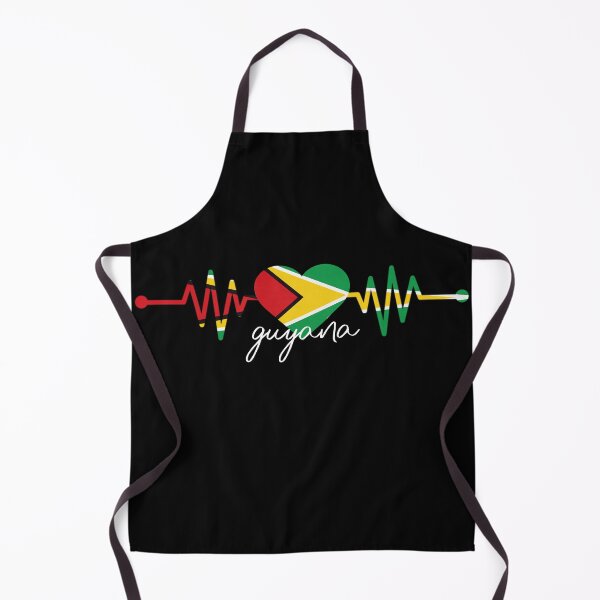 Item preview, Guyana heart - Guyana flag - Flag of Guyana Heartbeat - My heart is in Guyana, Love Guyana designed and sold by Fun-World.