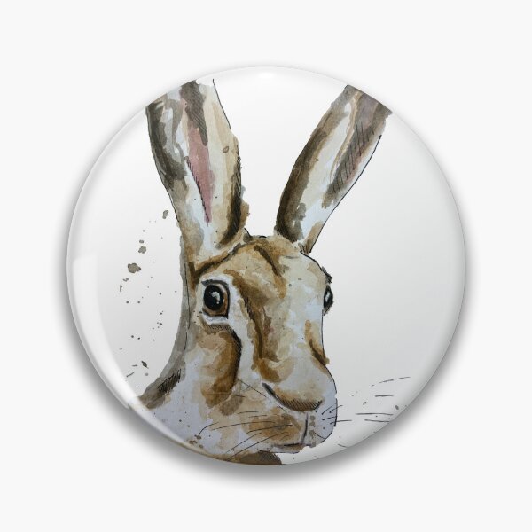 Artikelvorschau, Aquarell wilder Hase entworfen und verkauft von TheoParsons.