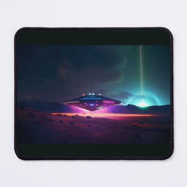 Item preview, An Unidentified Object hovering over a desert collecting samples. designed and sold by PTiger.