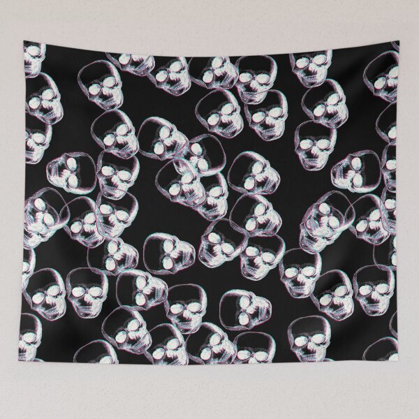 Item preview, Full Skull Pattern Chromatic Aberration designed and sold by cubik-Skull.
